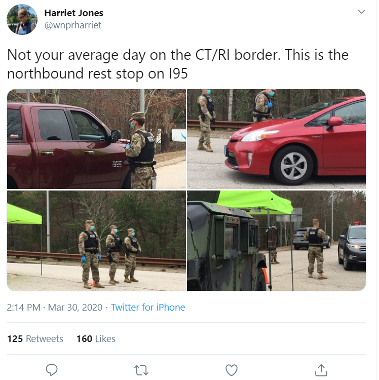 Not your average day on the CT/RI border . . .