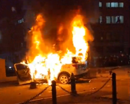 PROVIDENCE ABLAZE – HUNDREDS OF “PROTESTERS” LOOTING AND DESTROYING PROPERTY
