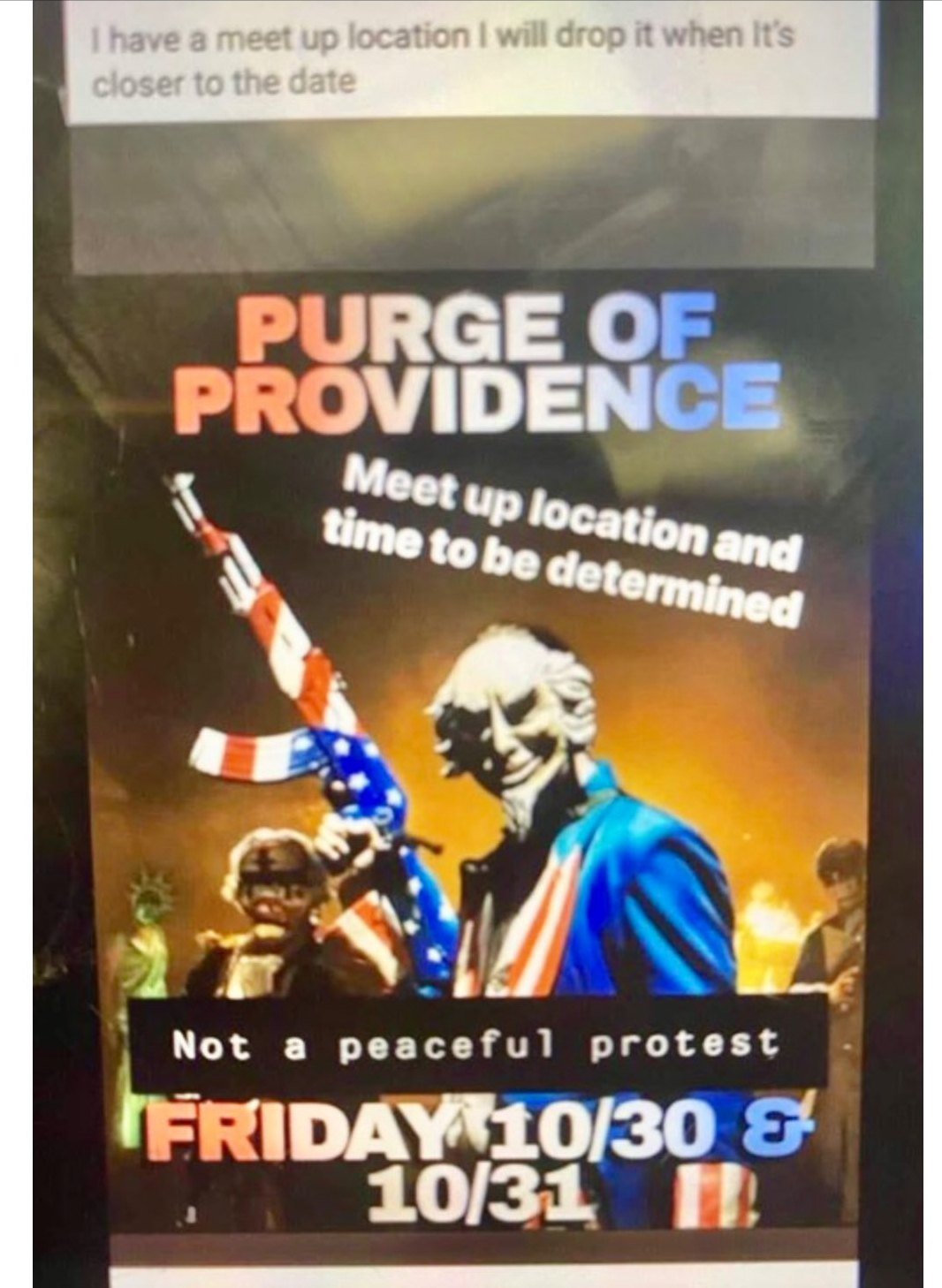 Is The Providence Purge coming?