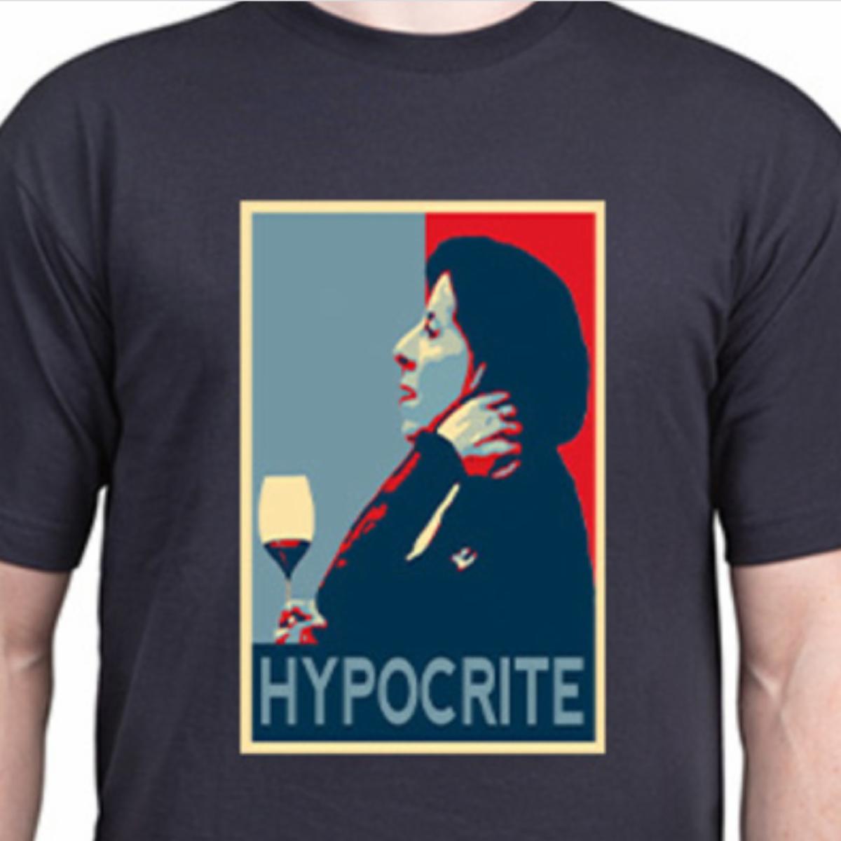 Oh, this is awesome!  Buy your Raimondo hypocrite T-shirt TODAY & wear it proud!