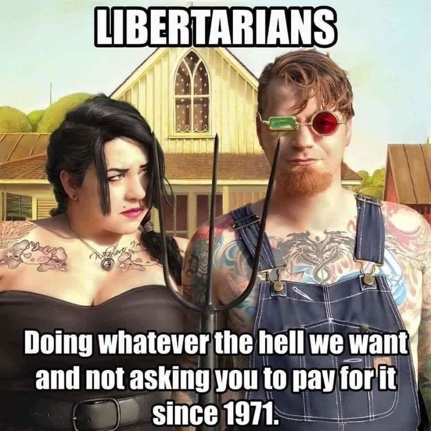 Libertarians . . .