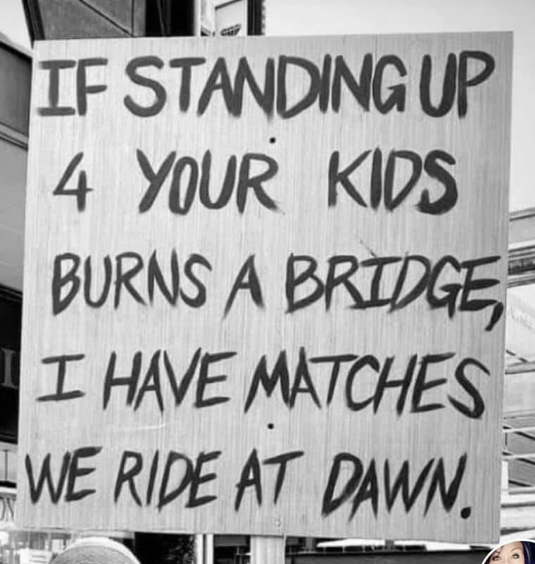 Standing up for your kids . . .