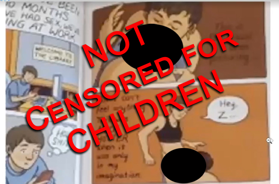 It is SICK the extent Democrats, the ACLU, schools, and the Rhode Island political machine will go to KEEP cartoon porn in CHILDREN’S LIBRARIES.