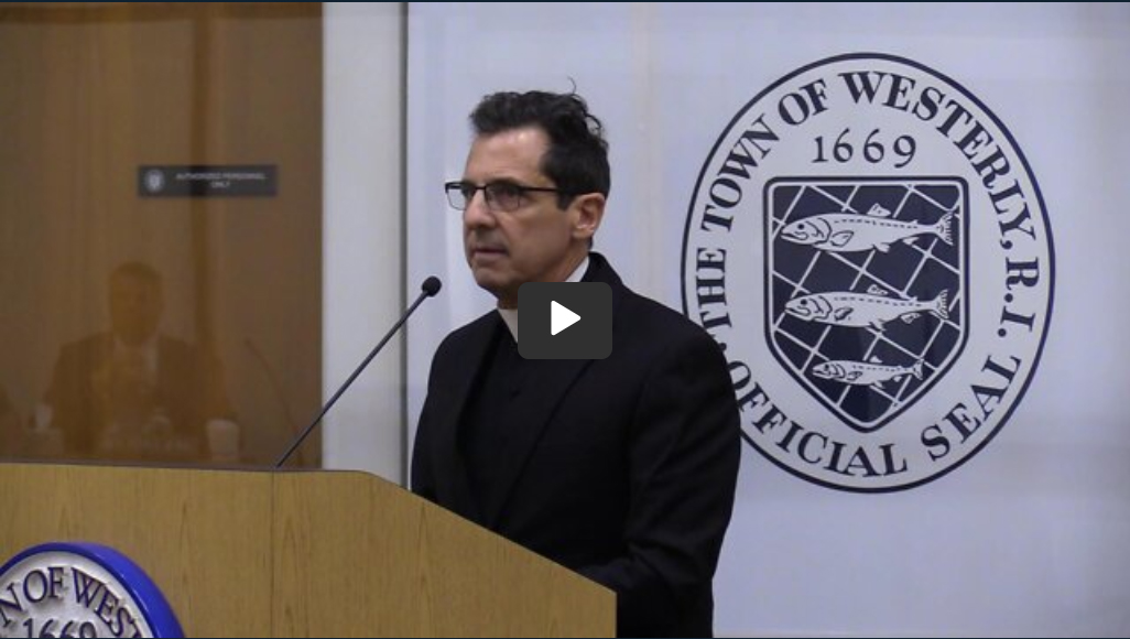 Fr. Giacomo Capoverde shames the groomers of the Westerly School Committee
