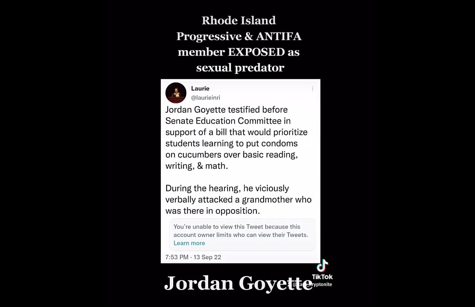 Rhode Island Progressive & ANTIFA member exposed as sexual predator?