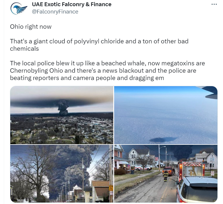 MASSIVE Environmental disaster in East Palestine, Ohio