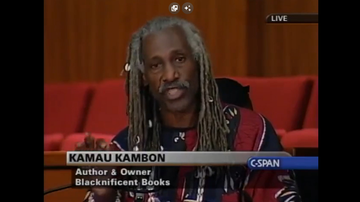 Racist Psycho on CSPAN: ‘We Have To Exterminate White People Off Of The Face Of The Planet’