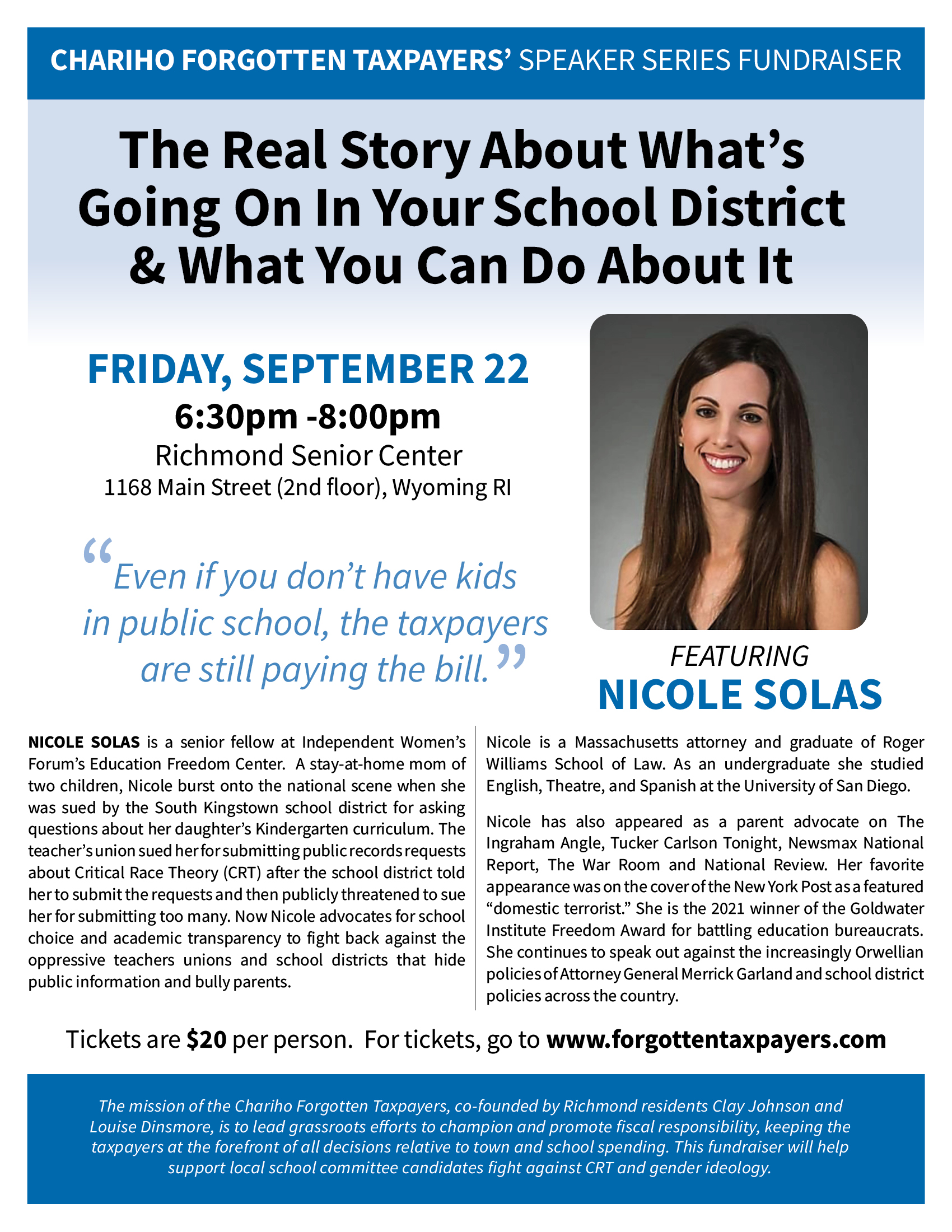 JOIN US! The REAL Story About What’s Going On In Your Rhode Island School District and What You Can Do About It