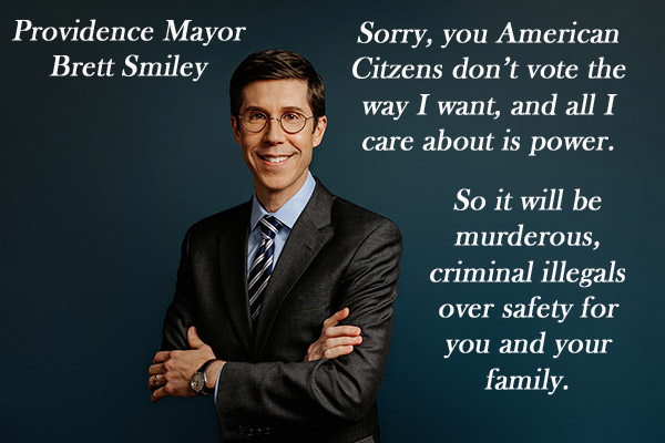 Anti-America, Anti-Citizen Smiley: “Providence Police Will Not Actively Collaborate With ICE” [Let them rape & kill American citizens, as long as they vote]