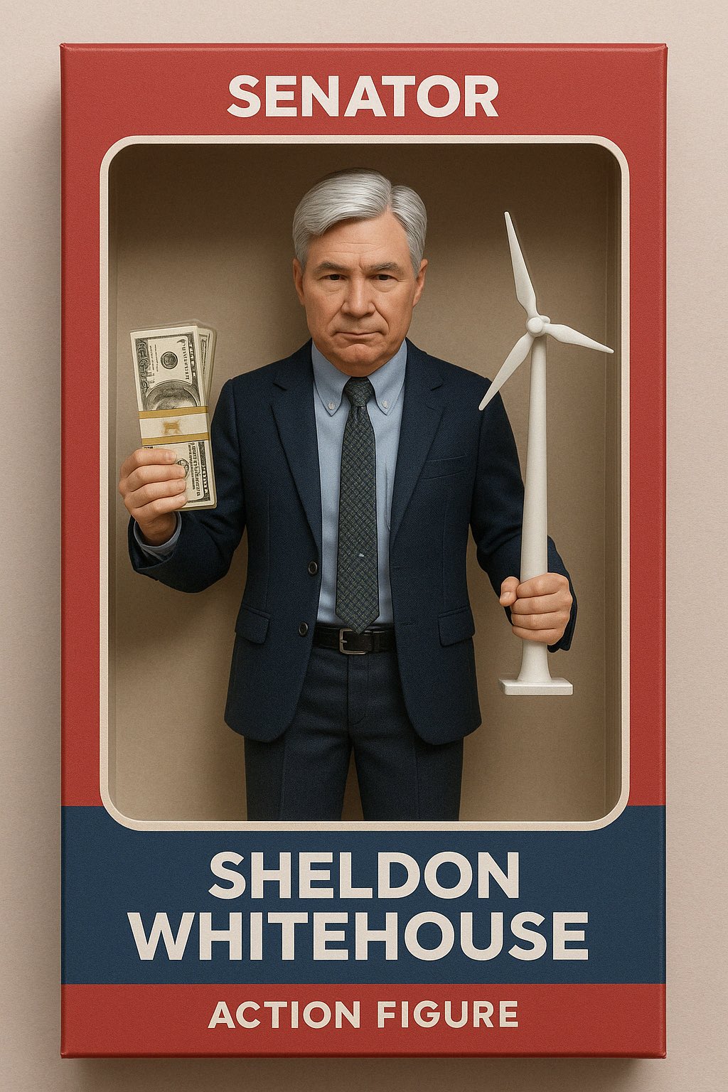 Top grifter Sheldon Whitehouse, the only federal representative at the UN’s climate conference