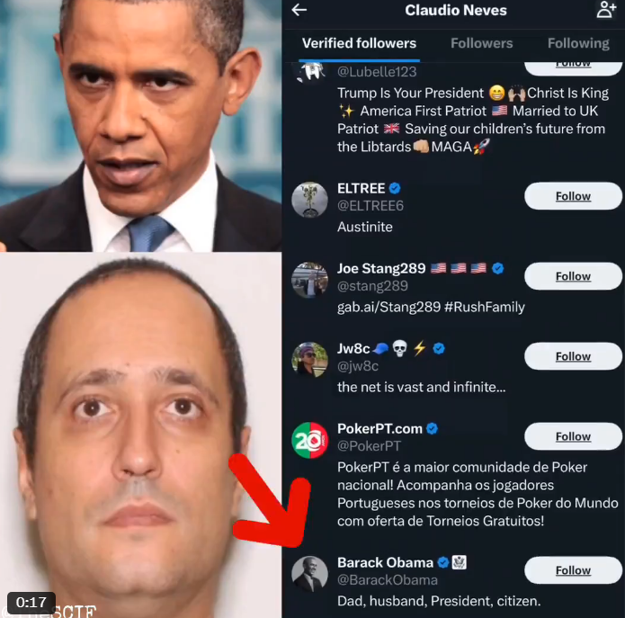 WTF?? The man who opened fire in a lecture hall at Brown University is named Claudio Manuel Neves-Valente His X is Claudio Neves & only has 79 followers. One of those 79 followers is BARACK OBAMA. What are the odds?!?